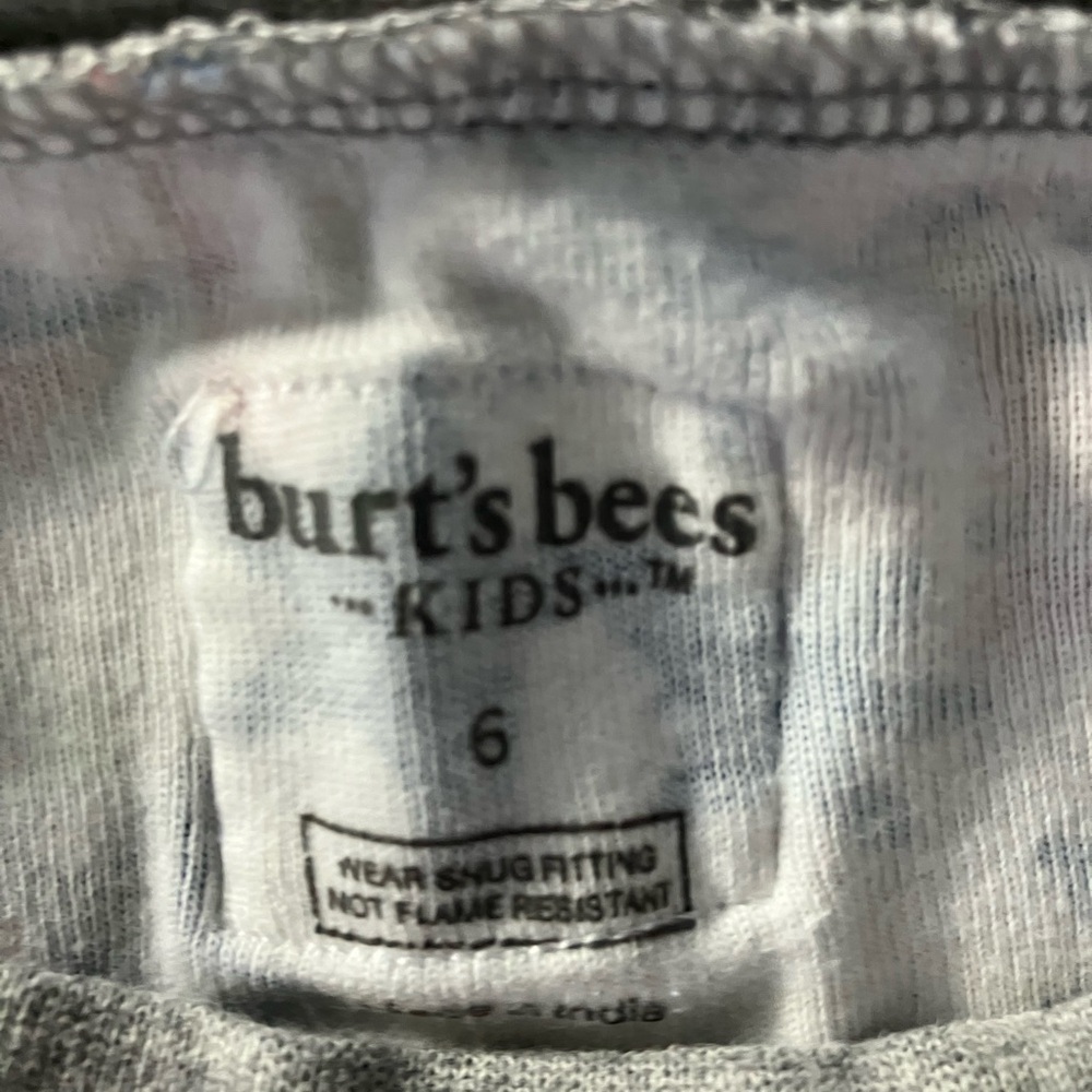 Burt's Bees Kids Patriotic Pajama Set size 6 - Picture 3 of 5